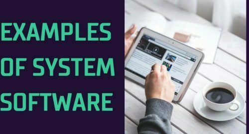 Examples of system software